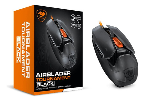  Mouse Gamer Airblader Tournament Black 3m487wonb.0001 Cor Preto