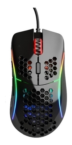 Mouse gamer de juego Glorious  Model D glossy black