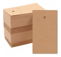 Comprar Earring Cards 500 Pack Card Soporte For Display Bulk And