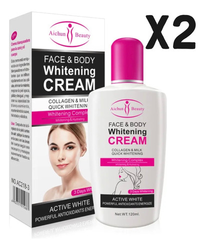 Crema Aclaradora De Cara Y Cuerpo 