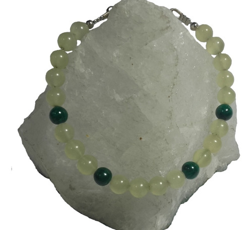 Psb1314 Pulsera Piedra Malaquita, Onix Pampa