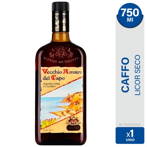 Licor Vecchio Amaro Del Capo Origen Italiano - 01mercado