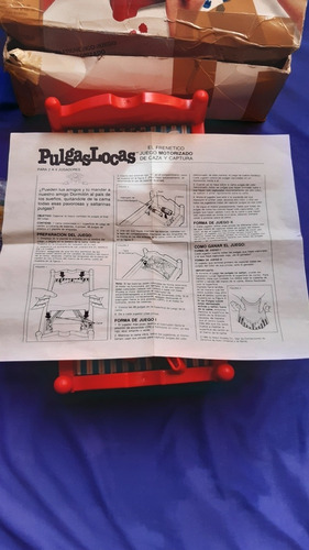 Juego De Mesa Pulgas Locas Milton Bradley De 1985 Vintage (Usado)