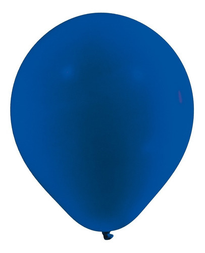 Balão Neon Azul - 9 Polegadas - 25 Unidades