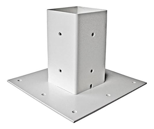7157 Surface Mount Post Base Plate, Cream White