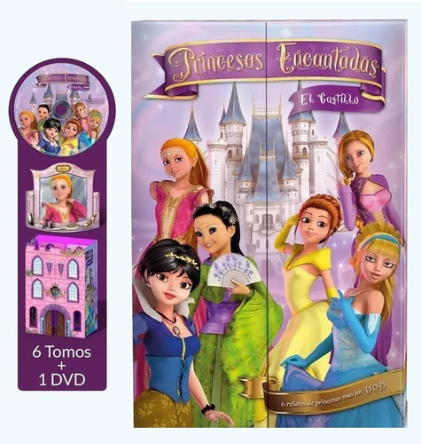 Libros Princesas Encantadas Con Castillo 6 Libros