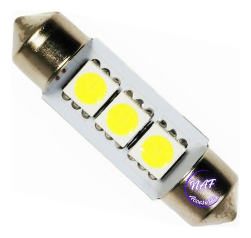 Lampara Tubular 3 Led Luces Smd 5050 39mm 12v