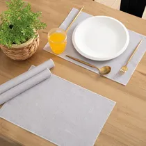 Comprar Set De 4 Individuales De Cuerina Estampada 40x28 Cm
