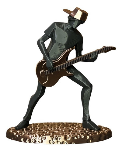 Escultura Guitarman - Decorativa - 3d