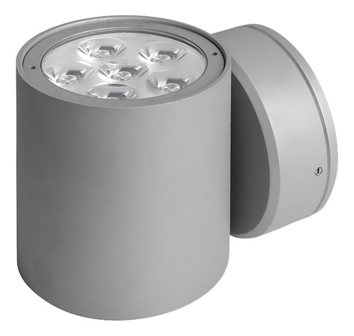 Lampara Led De Sobreponer, Luz Cálida, 1520-led/gr, Calux Color Gris