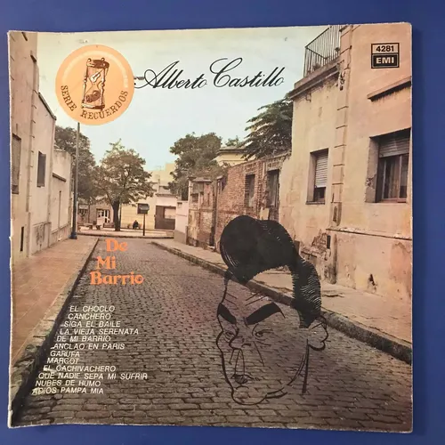 Disco De Vinilo Alberto Castillo De Mi Barrio El Choclo