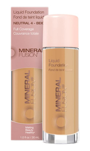 Mineral Fusion Liquid Foundation, Neutral 4, 1 Fl Once