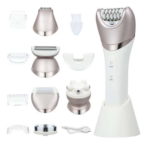 Instrumento De Depilação Feminino 6 Em 1 Para Removedor Femi