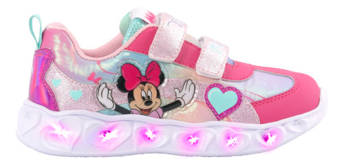 Zapatillas Disney Minnie Mouse Con Luces Footy Orig Manias