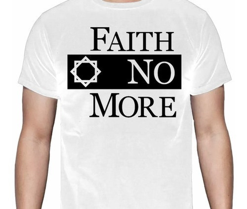 Faith No More - Logo - Blanca - Rock / Metal - Polera