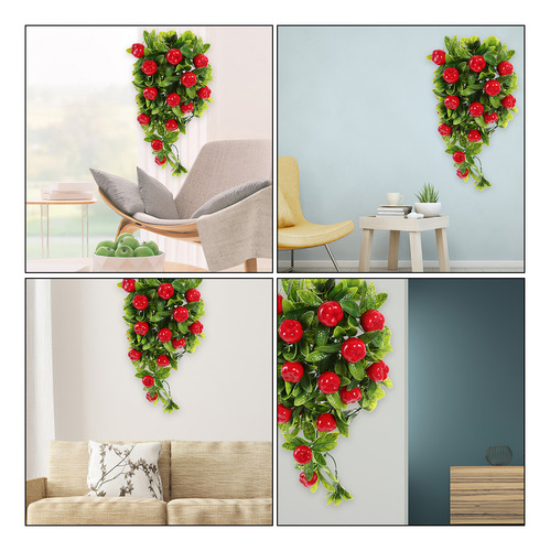 Adornos Colgantes Artificiales Con Forma De Fruta Simulada,