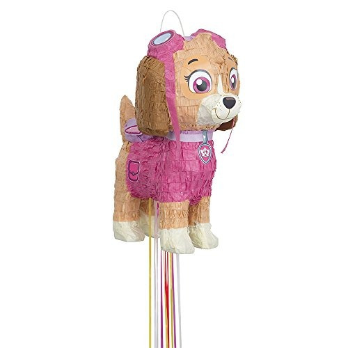 Skye Paw Patrulla Piñata, Cadena De Tracción.