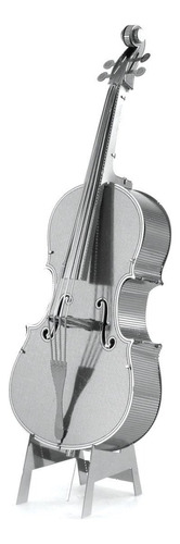Instrumento - Contrabajo Puzzle 3d Metal Model
