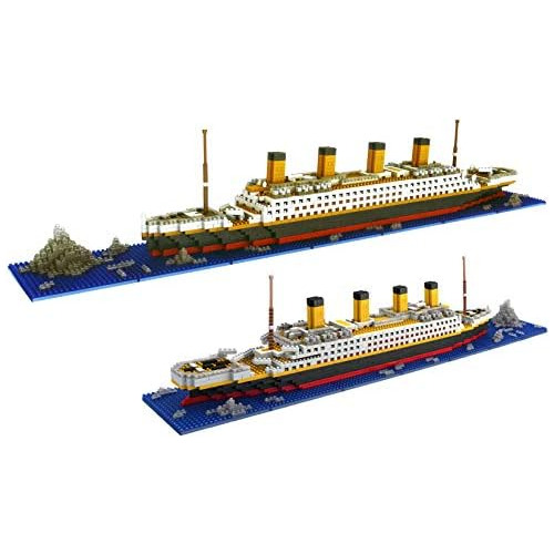 Micro Mini Blocks Titanic Model Building Set 2 Figuras ...