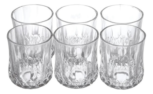 Set De 6 Vasos De Vidrio Sk0012