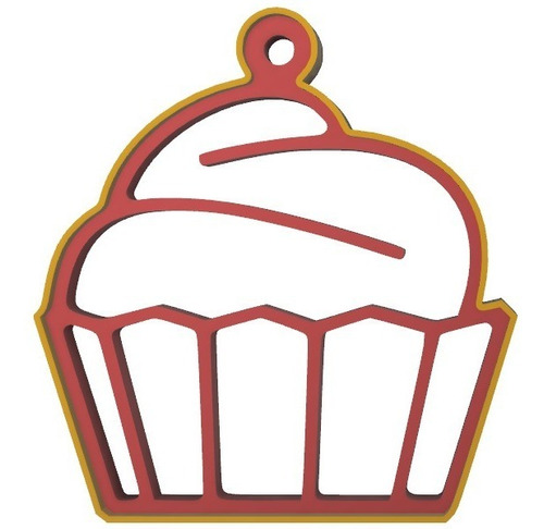 Muffin Cupcake Cup Cake 2 Molde Cortante Galletas