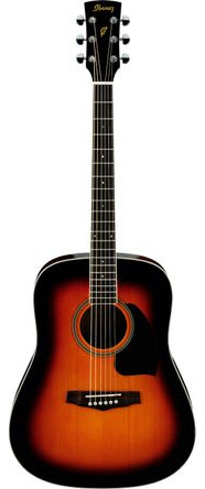 Guitarra Acustica Ibanez Sage Sombreada Sgt120e-vs