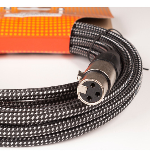 Cable Tejido Para Micrófono De 6 M Xlr Mrs-6m-mw-bk Morrison