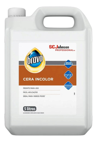 Cera Liquida Incolor 5000ml Classic Profissional Carnaúba