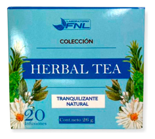 Té Tranquilizante Natural Herbal Tea 20 Bolsitas Fnl