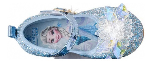 Frozen Elsa Zapatos Princesa Suela Blanda Cristal For N [u]