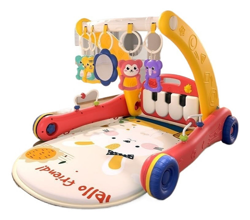 Andadera Musical Para Bebe 2 En 1 Andador Infantil Con Piano