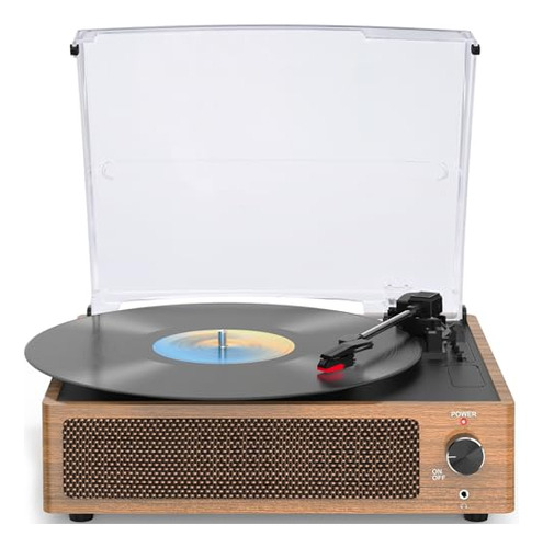 Tocadiscos Vintage Para Vinilo Con Altavoces Tocadiscos Retr