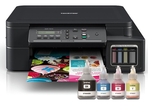 Impresora Multifunción Brother T310 Sistema Continuo+tinta