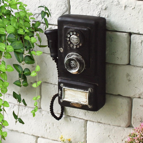 Teléfono De Marcación Rotativa Antiguo Pasado De Moda Para