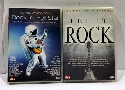 Rock And Roll  Star Y Let It Rock 2 Dvd Originales Eeuu