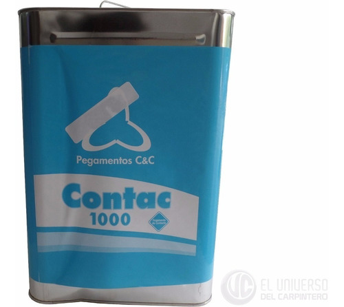 Pega De Contacto Amarilla Contac 1000 Cuñete
