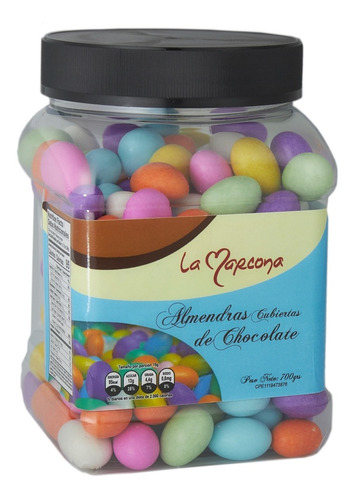 Almendras Con Chocolate Surtidas Envase Pet 700g La Marcona