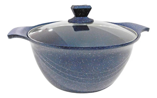 Good & Good Batería De Cocina Antiadherente De Granito 10 Pz Azul Marino