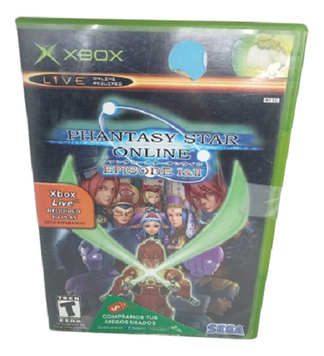Phantasy Star Online Episode 1 & 2 Xbox Seminuevos (usado) (Usado)