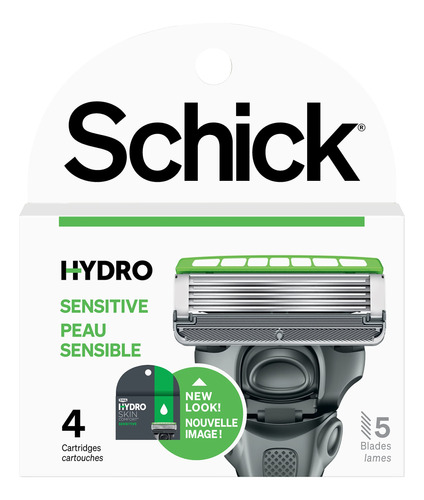 Schick Hydro 5 Sense - Recambios De Maquinilla De Afeitar Pa