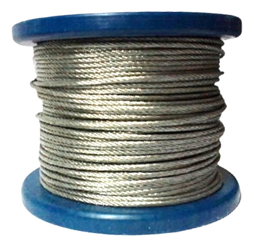 Cable De Acero Galvanizado 5mm, 6x7+1 Rollo X 100mts Connor