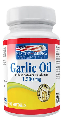 Garlic Oil 1500 Mg X 100 Cápsulas - Unidad a $24225