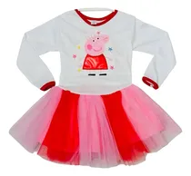 Comprar Disfraz Vestido Tutu Peppa Pig Peppa La Cerdita Rojo