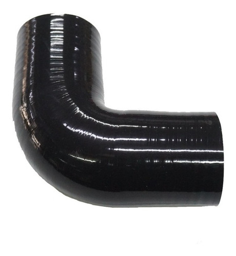 Codo 90° 63mm Alta Presión Silicona Color Negro Biocartuning