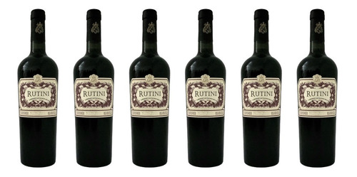 Vino Rutini Cabernet Sauvignon 750 Ml Botella Pack X6