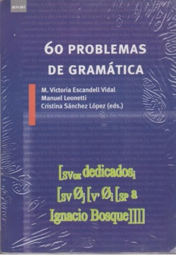 60 Problemas De Gramática, Vidal, Ed. Akal
