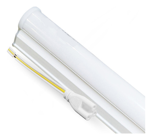 Luminária Led Sobrepor T5 Tipo Calha 16w Bivolt Branco Frio