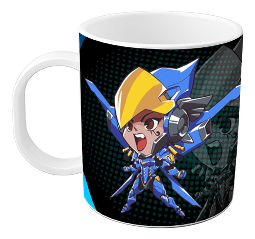 Taza Overwatch Pharah Videojuego Gamer Plastico