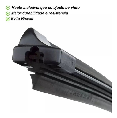 Kit 3 Palhetas Dianteiro + Traseiro Gol G2 G3 De 1999 A 2005