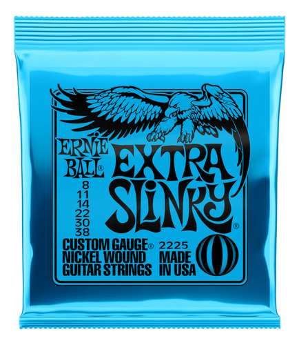 Cuerdas Ernie Ball 2225 Extra Slinky 8-38